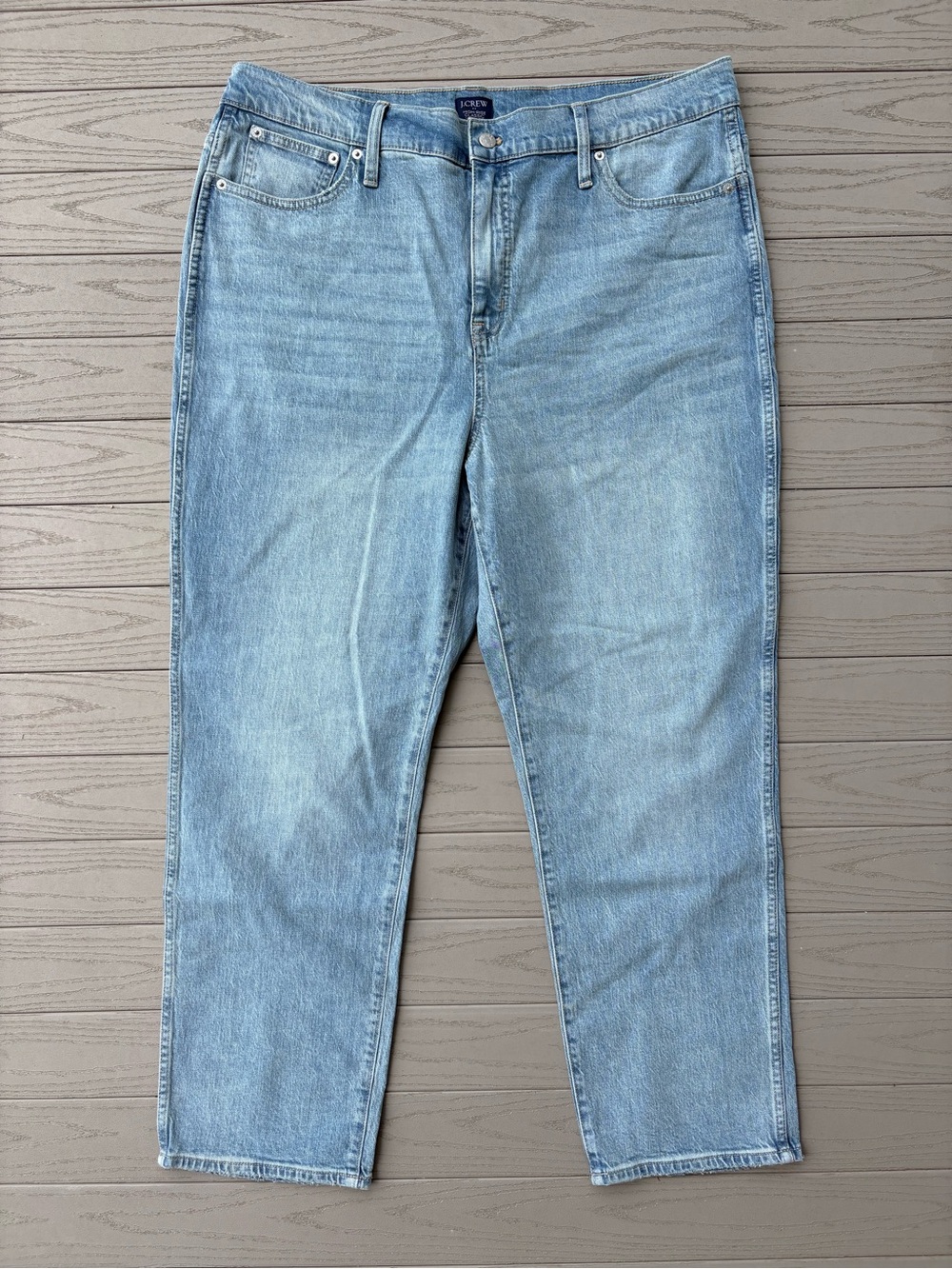J Crew Light Wash High Rise Classic Vintage Jeans